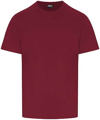 Buy T-Shirt Short Sleeve Polycotton Tee Shirt T-Shirt Plain Top PRO RTX Mens Classic • 7.25£