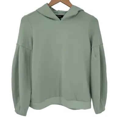 Buy Alfani Modern Lounge Soft Balloon Sleeve Hoodie Sweatshirt Medium Petite Green • 34.02£