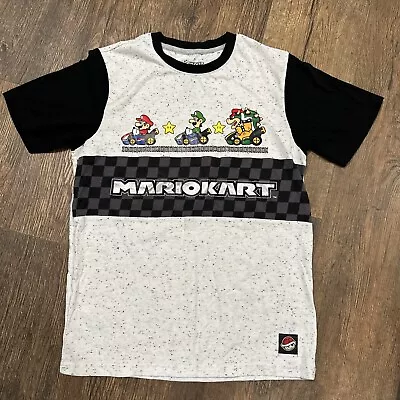 Buy Super Mario Brothers Mariokart Shirt W/ Bowser Short Sleeve Youth Size XXL • 9.47£