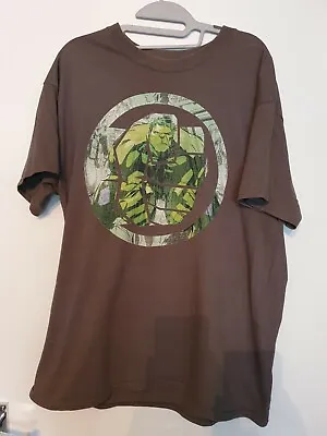 Buy Men's Marvel Avengers Assemble Khaki Hulk T Shirt - Large • 7.25£