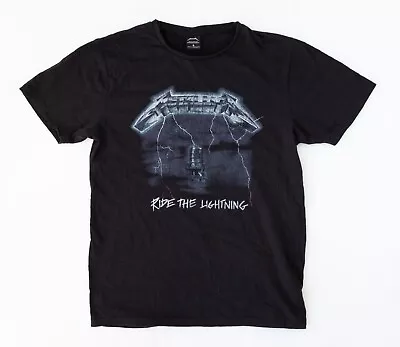 Buy Metallica Ride The Lightning Rock Heavy Metal Official T-Shirt Mens Size Small • 18.02£