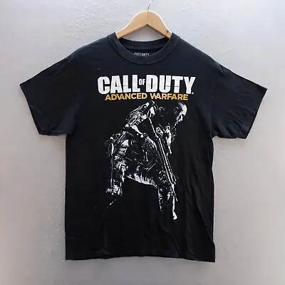 Buy Call Of Duty T Shirt Medium Black White Graphic Print Short Sleeve Cotton Gaming • 9.99£