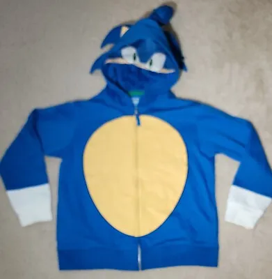 Buy Sega Sonic The Hedgehog Boys Zip-Up Hoodie, Jacket, Fleece, Costume Size Large   • 19.75£
