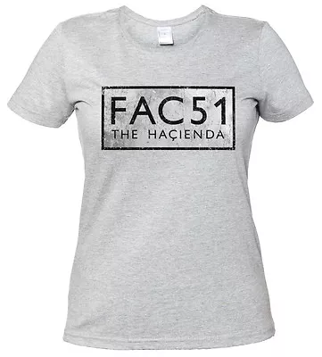 Buy FAC 51 THE HACIENDA II GIRLIE SHIRT - Fac51 Club Factory Records New Order Shirt • 20.16£
