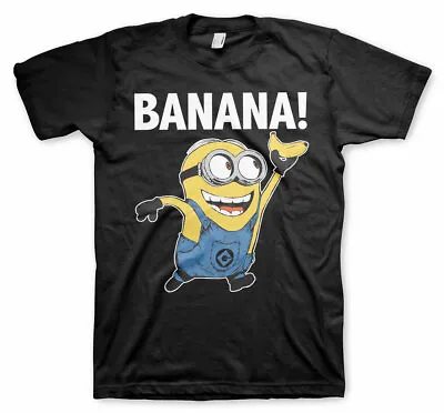Buy Officially Licensed Minions - Banana! Men's T-Shirt S-XXL Sizes • 19.53£