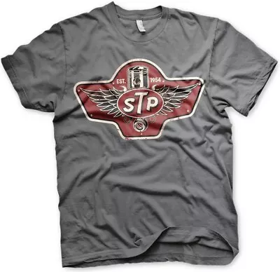 Buy STP Piston Emblem T-Shirt Dark-Grey • 25.81£