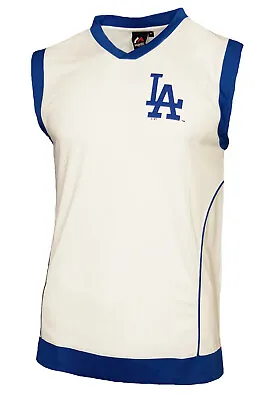 Buy Majestic Los Angeles LA Dodgers Baseball T Shirt Mens S M L MLB Vest Jersey • 6.29£