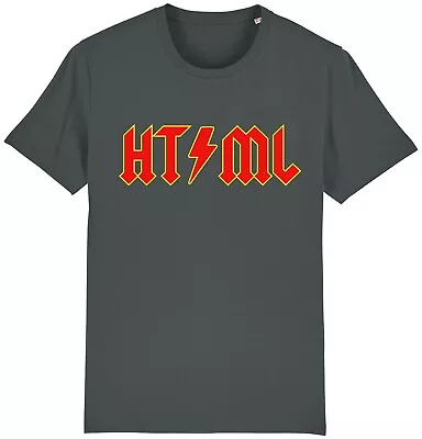 Buy HTML T-Shirt Funny CSS Web Designer Coder Computer Nerd Geek Gift Idea For Him • 9.95£