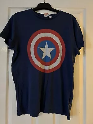 Buy Captain America T-shirt Men Size L • 3£