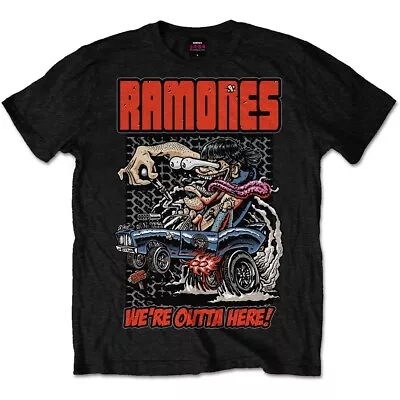 Buy The Ramones We're Outta Here Punk Rock Official Tee T-Shirt Mens Unisex • 15.99£