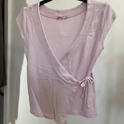 Buy Zoe Pink Wrap Over T-shirt M/L • 5£