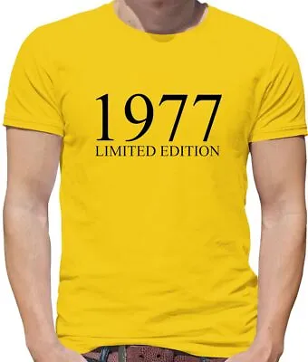Buy Limited Edition 1977 - Mens T-Shirt - Birthday Present 47th 47 Gift Age • 13.95£