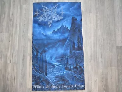 Buy Dark Funeral Flag Flagge Black Metal Textil Flag Taake Frost Enslaved Emperor 66 • 25.69£