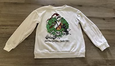 Buy Nightmare Before Christmas Sweatshirt Kids Size XL Skellington • 14.59£