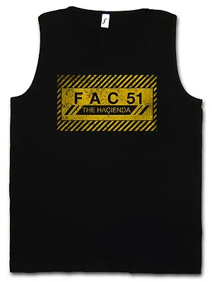 Buy FAC 51 THE HACIENDA I TANK TOP VEST - Fac51 Club Factory Records Joy Division • 21.17£