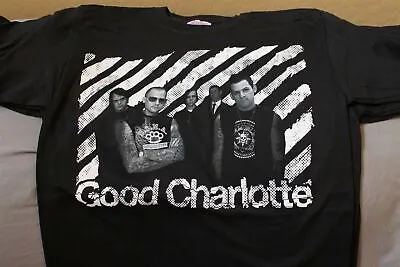 Buy GOOD CHARLOTTE -  Striped  T-shirt ~Never Worn~ SMALL • 20.80£