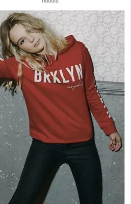 Buy Gorgeous Girls Brooklyn Hoodie In Red Age 10 Years BNWT By MandCo • 8.49£