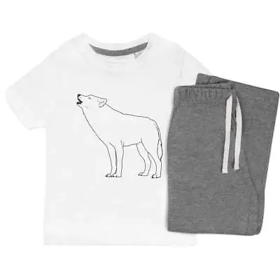 Buy 'Howling Wolf' Kids Nightwear / Pyjama Set (KP035114) • 14.99£