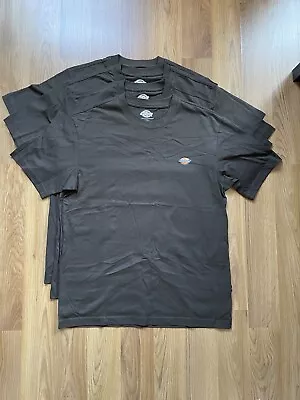 Buy Dickies Mapleton T Shirt Bundle X4 (Dark Brown) • 40£