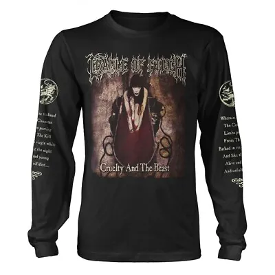 Buy CRADLE OF FILTH - CRUELTY AND THE BEAST (2021) BLACK (FOTL) Long Sleeve Shirt XX • 30.98£