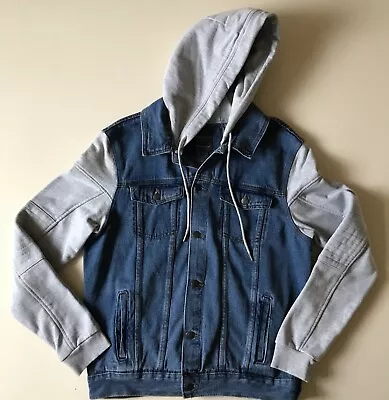 Buy Men’s Primark Denim & Cotton Jersey Hoodie Jacket. Medium/Large Chest 40”-42 . • 10£