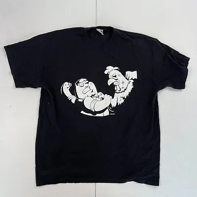 Buy Family Guy T-Shirt Large Black Mens Chicken 2014 Season 14 Tee • 13.39£