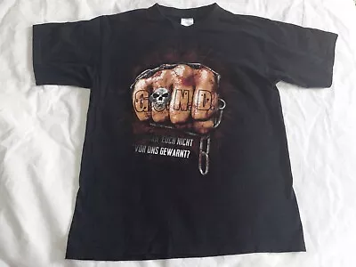 Buy *G.O.N.D* German Music Festival Band 2012 Tshirt Top Fist Chain Skull  • 3.50£