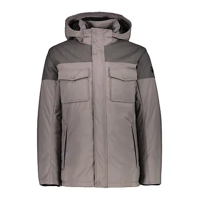 Buy CMP Outdoor Jacket Man Mid Jacket Zip Hood Braun Water-Resistant • 87.68£