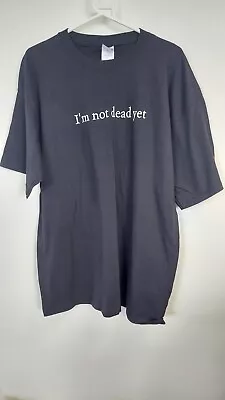 Buy Vintage Y2K Era  I'm Not Dead Yet  Monty Python Spamalot T Shirt Men's Size XL • 20£