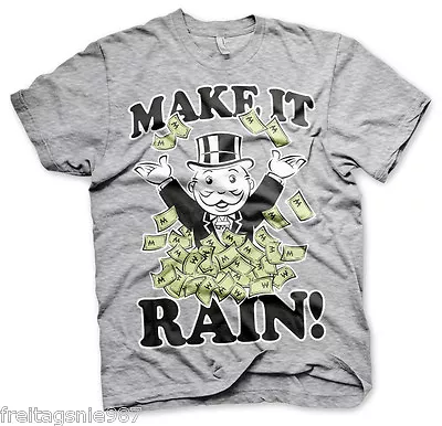 Buy Monopoly Make It Rain T-Shirt Cotton Officially Licensed • 29.80£