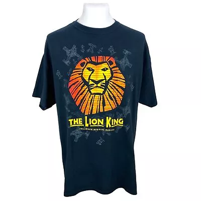 Buy Lion King T Shirt XL Black Film Movie Musical T Shirt Oversized Graphic T Shirt • 22.50£