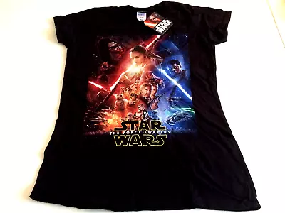 Buy STAR WARS The Force Awakens T SHIRT Small Womens/girls BNWT • 0.99£
