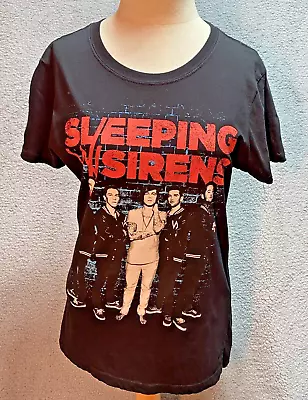 Buy Sleeping With Sirens Juniors XL Band Members Graphic Tee T-Shirt Post-Hardcore • 14.21£