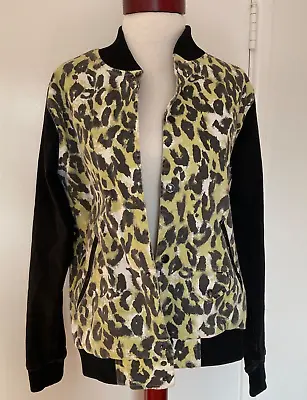 Buy Vintage JOYRICH Los Angeles Leopard Bomber Baseball Style Jacket Womens Small • 9.46£