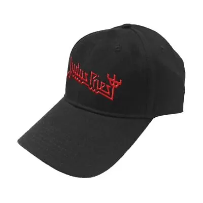Buy Judas Priest Logo Curved Bill Cap - Black Baseball Hat - Retro Band Merch • 16.95£
