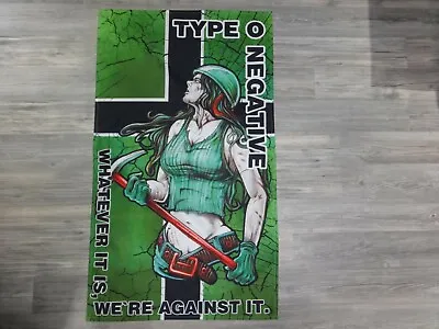 Buy Type O Negative Flag Flagge Poster Metal Gothick Emo Liberation Carnivore Danzig • 21.52£