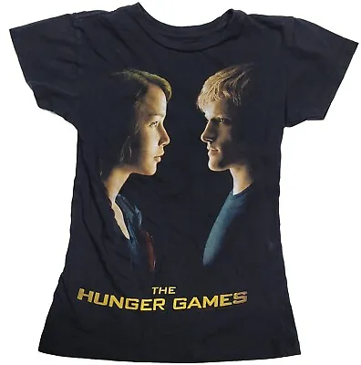Buy The Hunger Games Movie Promo T-Shirt Womens Size Small Black ●See Sizing Note  • 13.63£