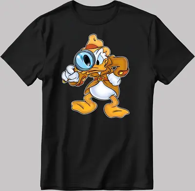 Buy Donald Duck Cosplay Funny Short Sleeve White-Black Men's / Women's T Shirt N533 • 11£