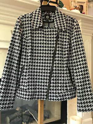 Buy Amber Sun Women’s Black And Gray Collared Zip Up Jacket Size L • 36.94£