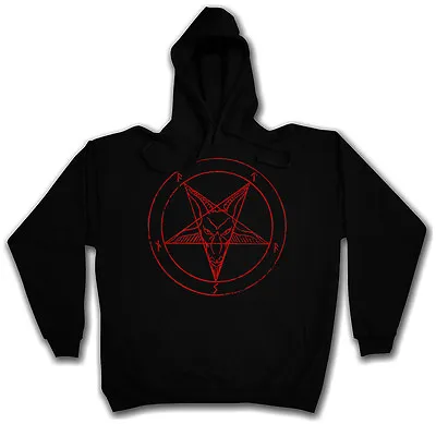 Buy BAPHOMET PENTAGRAM SIGN T-SHIRT - Aleister Crowley Pentagramm Satanic Circle 666 • 33.27£