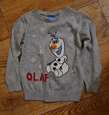 Buy Boys Christmas Jumper (OLAF/Frozen) 4-5 Years  • 5£