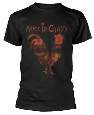 Buy Official Alice In Chains T Shirt Rooster Dirt Album Cover Black Mens Metal Rock • 16.28£