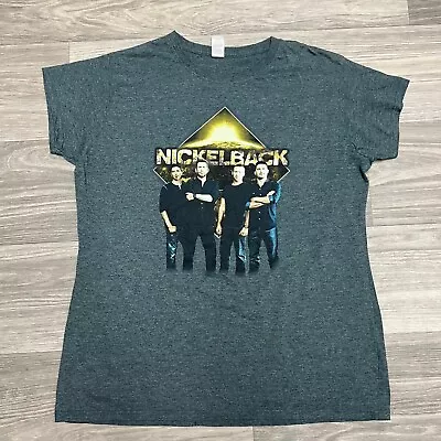 Buy Vintage Y2K Nickelback Band Tee Womens Shirt 2XL XXL Baby Doll Femme Grunge Punk • 32.21£