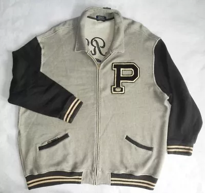 Buy Polo Ralph Lauren Varsity P Letterman Indian Head Baseball Jacket BNWT - XL Tall • 59.99£