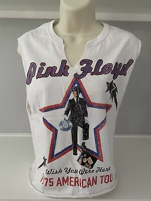 Buy Pink Floyd ALTERED Wish You Were Here 1975 American Tour Reproduction T-Shirt SM • 10.39£