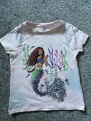 Buy Girls Little Mermaid T Shirt 3-4 Years • 2£