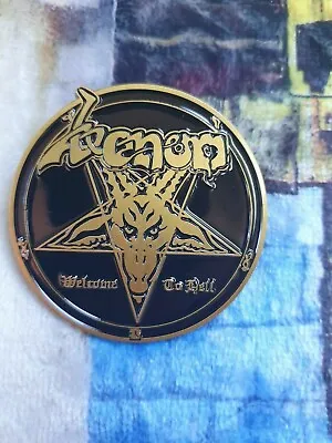 Buy Venom Badge Pin Thrash Black Metal Celtic Frost Battle Jacket 666 • 14.44£