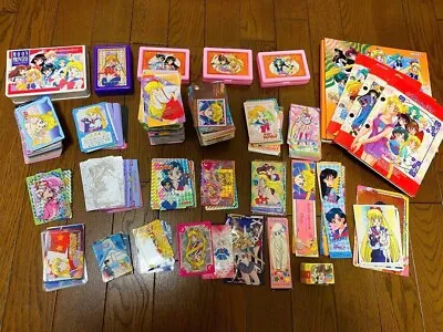 Buy Sailor Moon Goods Lot Card,Seal,Case Set Carddass Bromide About 700 Cards • 542.08£