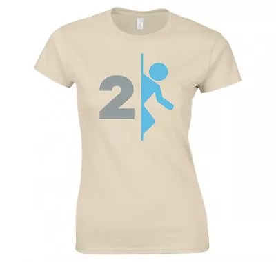 Buy Portal 2, Aperture Laboratories  Game Logo  Ladies T-shirt New • 12.99£