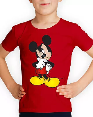 Buy Mickey Characters Mouse Gift Funny Cute Cartoon Boys Girls Kids T-Shirts #UJG • 9.99£